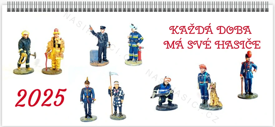 Stolní týdenní Hasičský kalendář 2025